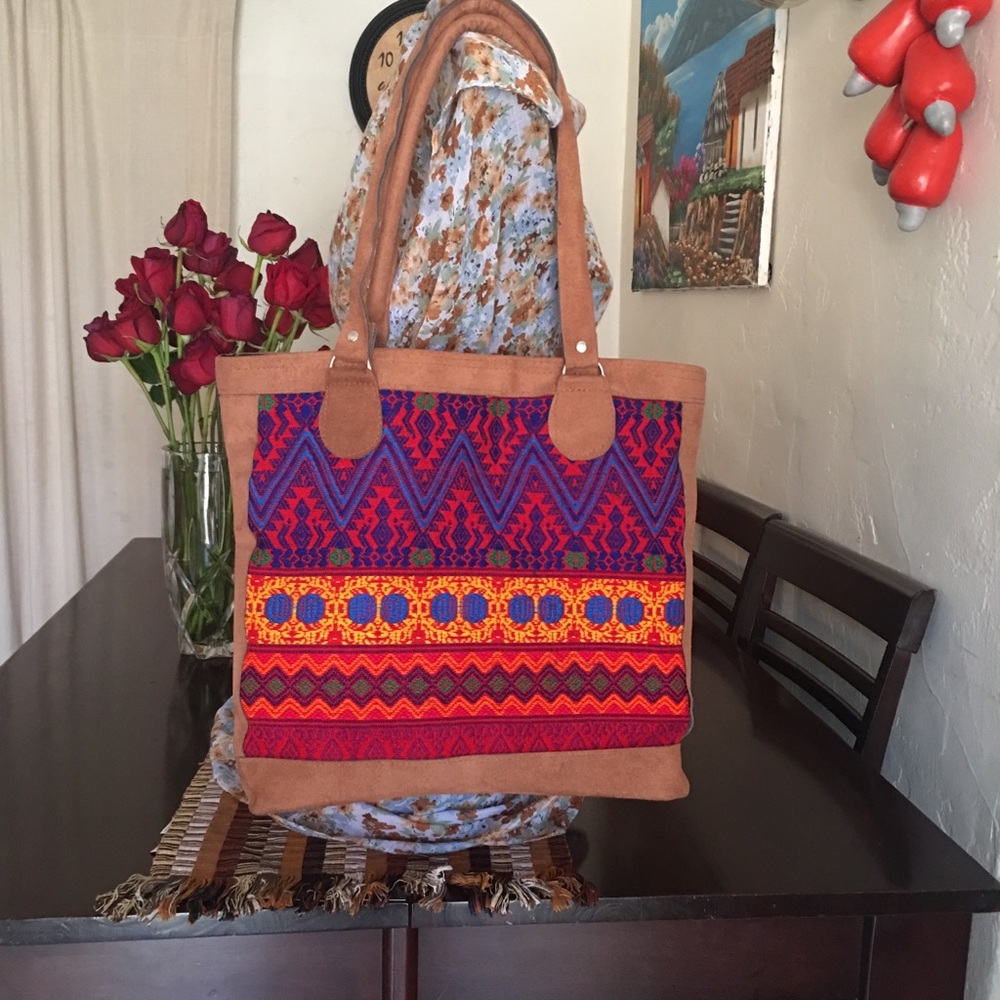 Handmade Bag Embroidered From Guatemalan.New